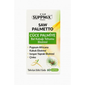 SUPPMİX SAW PALMETTO COMPLEX 60 Kapsü SUPPMİX SAW PALMETTO COMPLEX 60 Kapsü